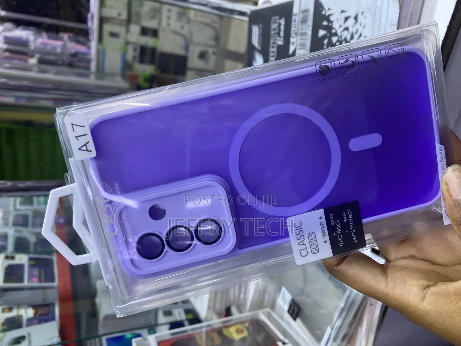 Lwerty Samsung Galaxy A17 Translucent Matte Magsafe Case