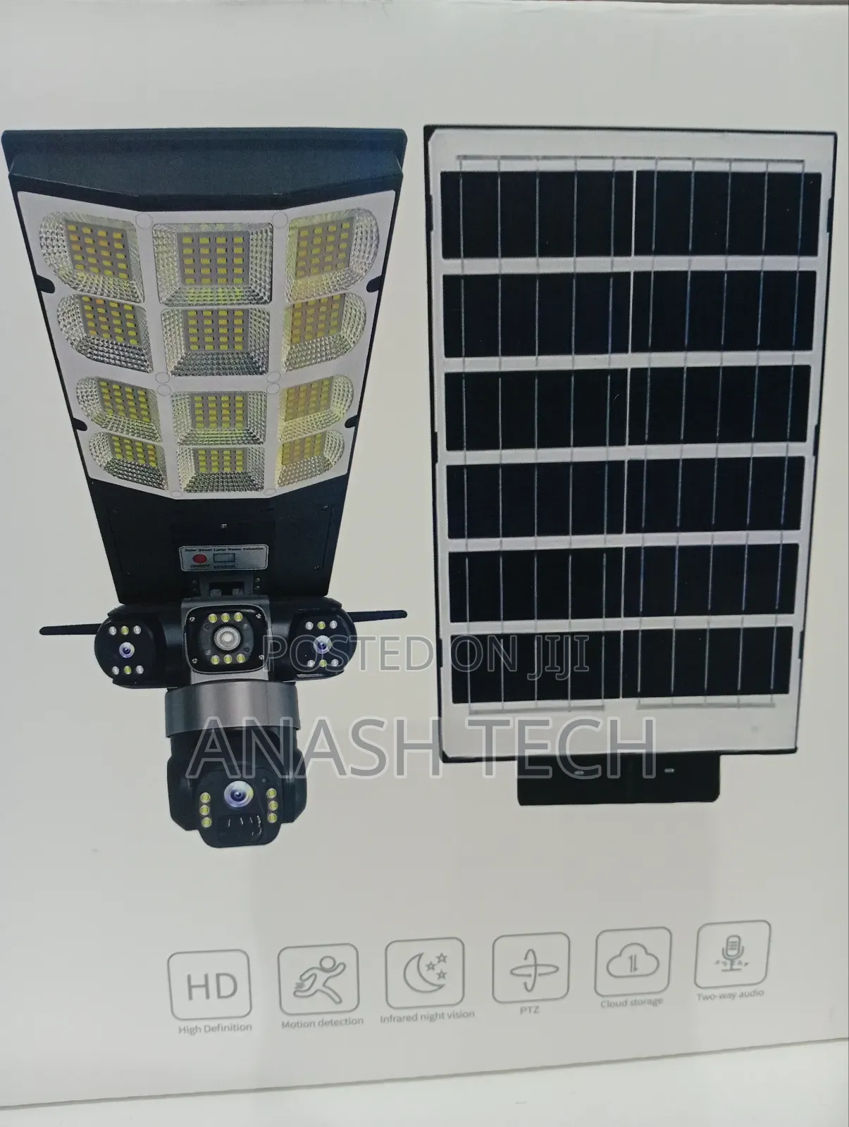 Affordable Triple Lense 4g Solar Camera 300 Watts Solar Floodlight