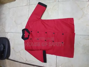 Unisex Red and Black Chef Jackets