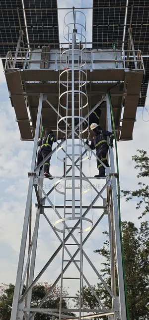 Solar Water Pump Borehole Steel Tank Tower