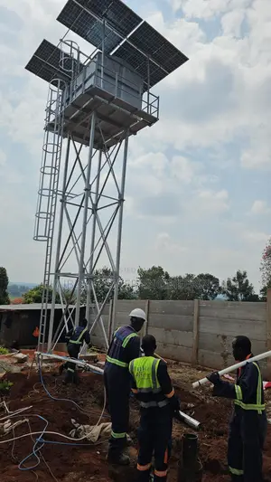 Solar Water Pump Borehole Steel Tank Tower
