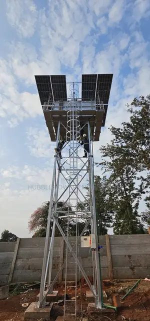 Solar Water Pump Borehole Steel Tank Tower