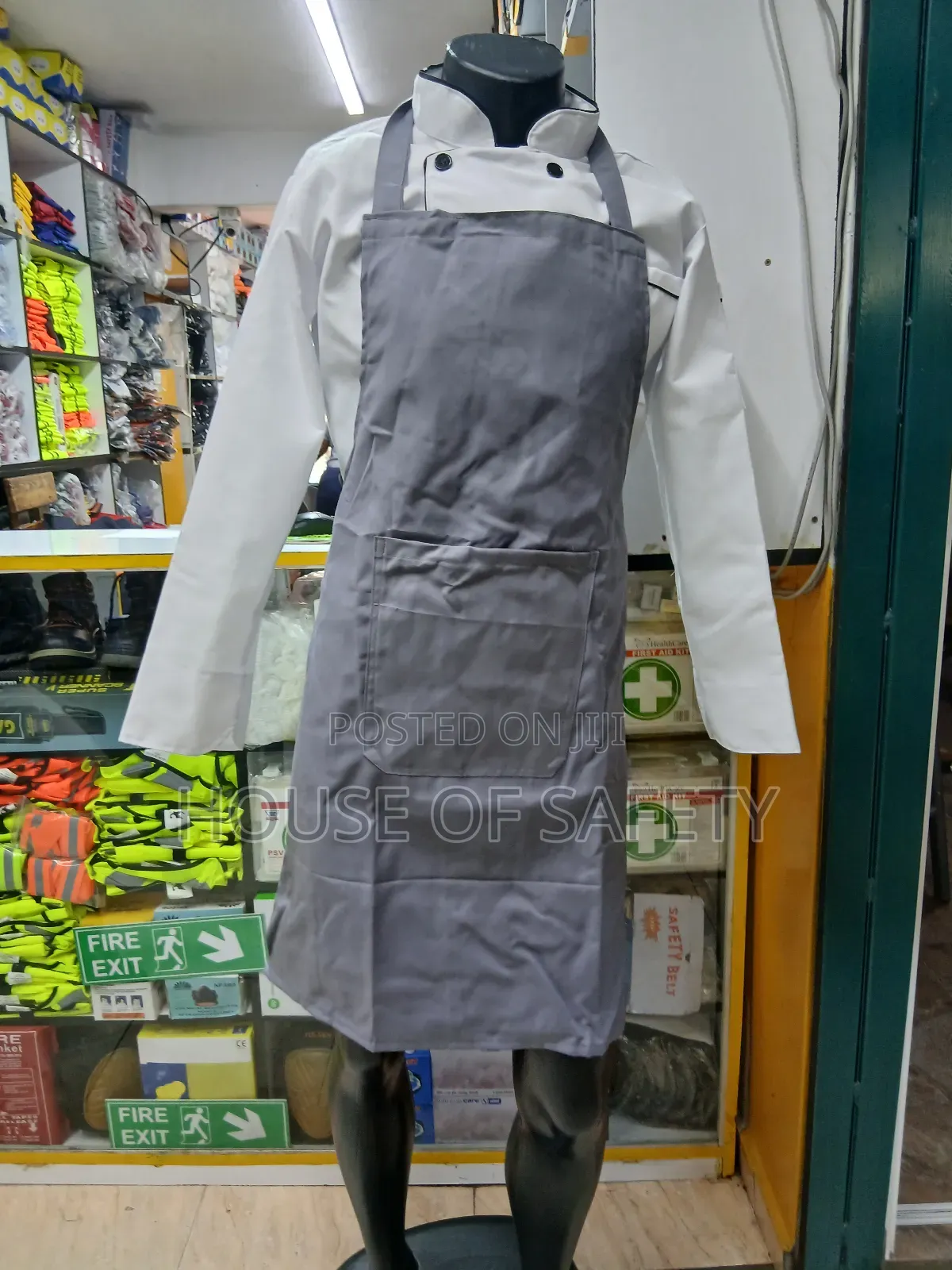 Mixture of Grey and and White Coat for Chefs