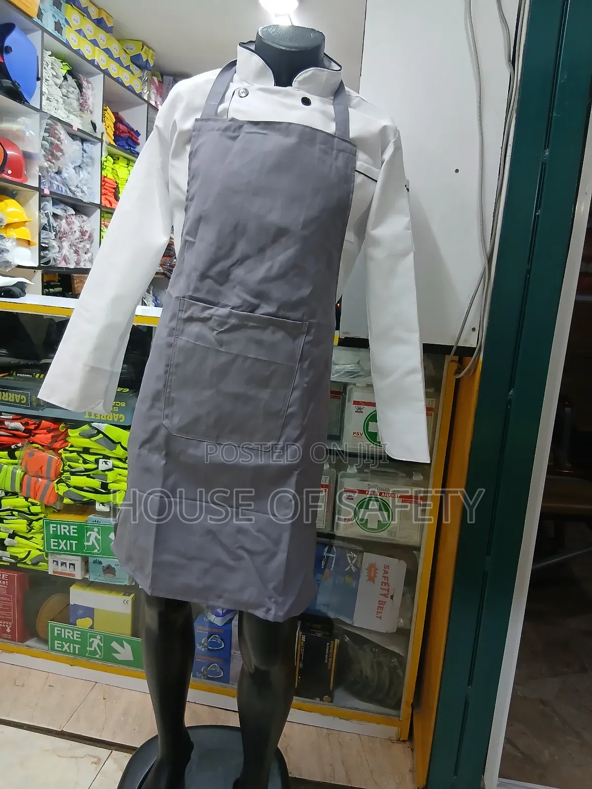 Mixture of Grey and and White Coat for Chefs