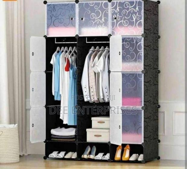 3 Column Plastic Wardrobe - main view