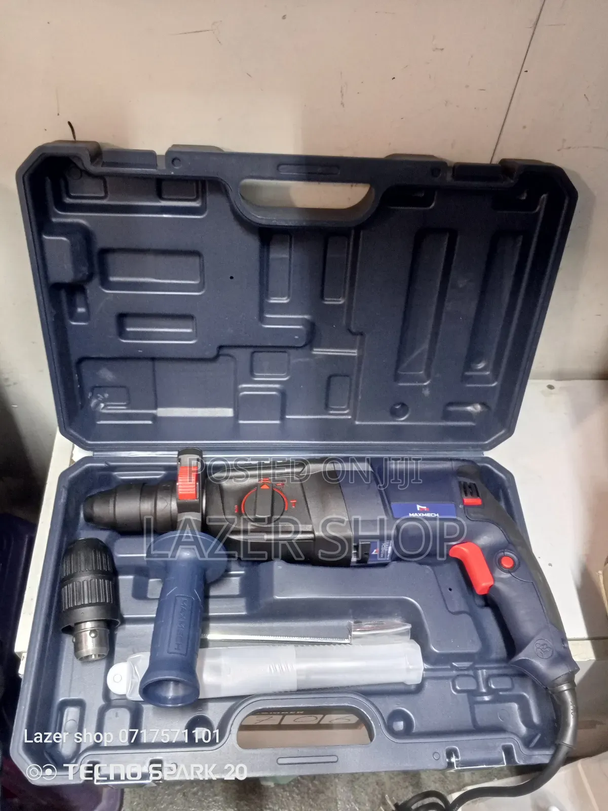 Double Chunk Maxmech Rotary Hammer Drill