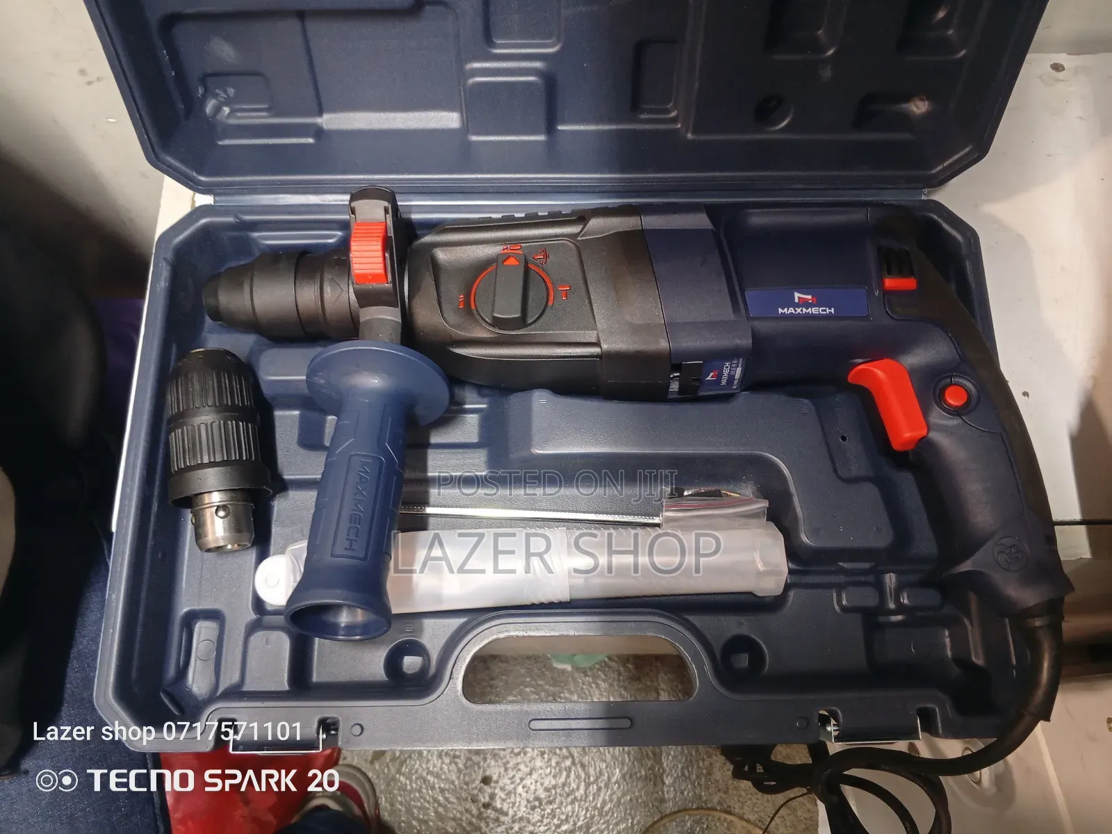 Double Chunk Maxmech Rotary Hammer Drill