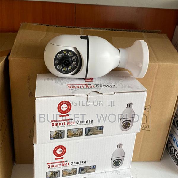 Cam V380pro E27 360 Degree 1080p Wireless Panoramic Home Security Lamp