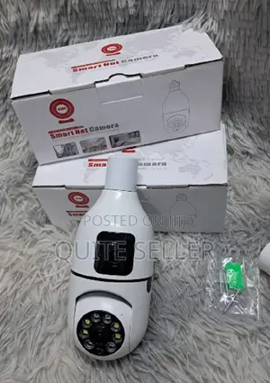 Dual Lens V380 Pro PTZ Bulb Ip Night Vision Camerav380 Pro Dual Lens