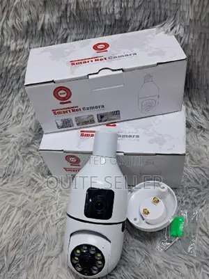 PTZ V380 Pro Baby Monitor CCTV Dual Len Screen 1080p Wifi Bulb Camera