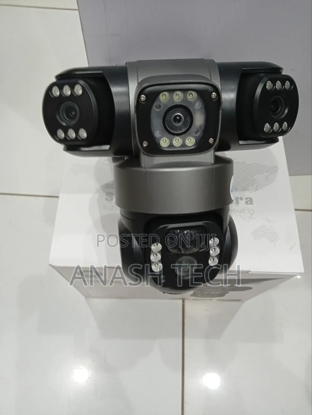 Triple Lens 4g Solar Camera Ptz, Remote Surveillance