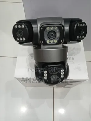 Triple Lens 4g Solar Camera Ptz, Remote Surveillance