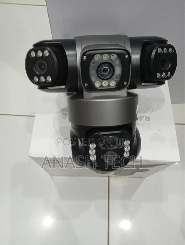 Triple Lens 4g Solar Camera Ptz, Remote Surveillance