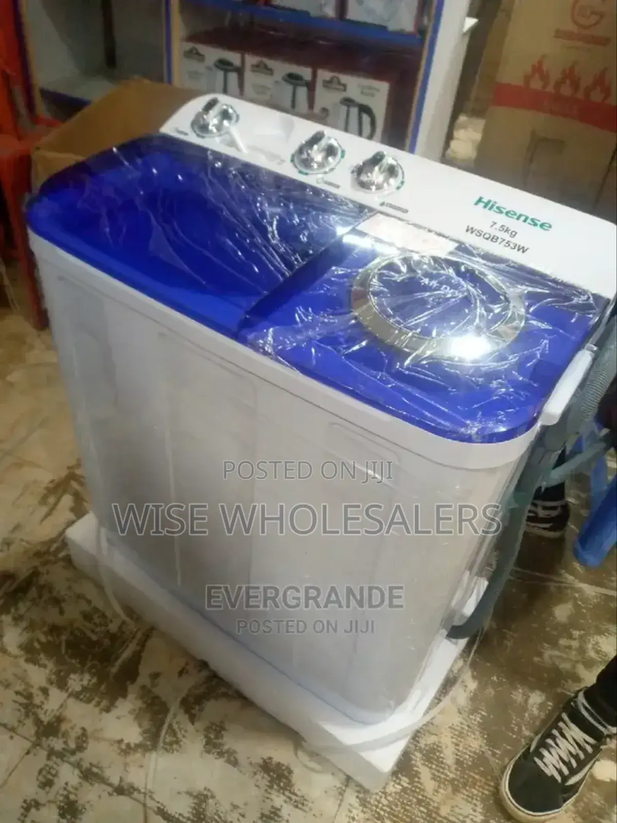 Hisense Semi Automatic 7.5kg Twin-tub Top Load Washing Machine