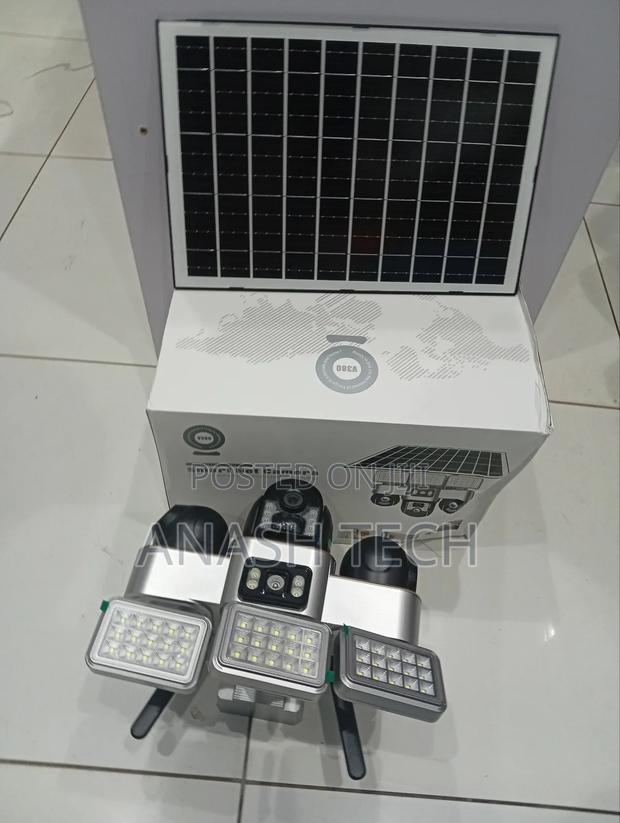 High Defination Triple Lens 4g Solar Camera Ptz, Remote Surveillance