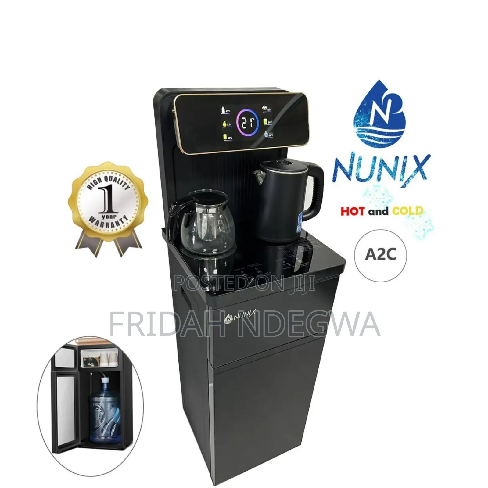 New Model Nunix A2c Hot and Cold Bottom Load Water Dispenser