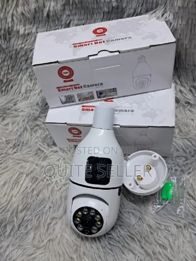 New , V380 Pro CCTV Bulb Hd 4mp Dual Lens CCTV Wifi Camera