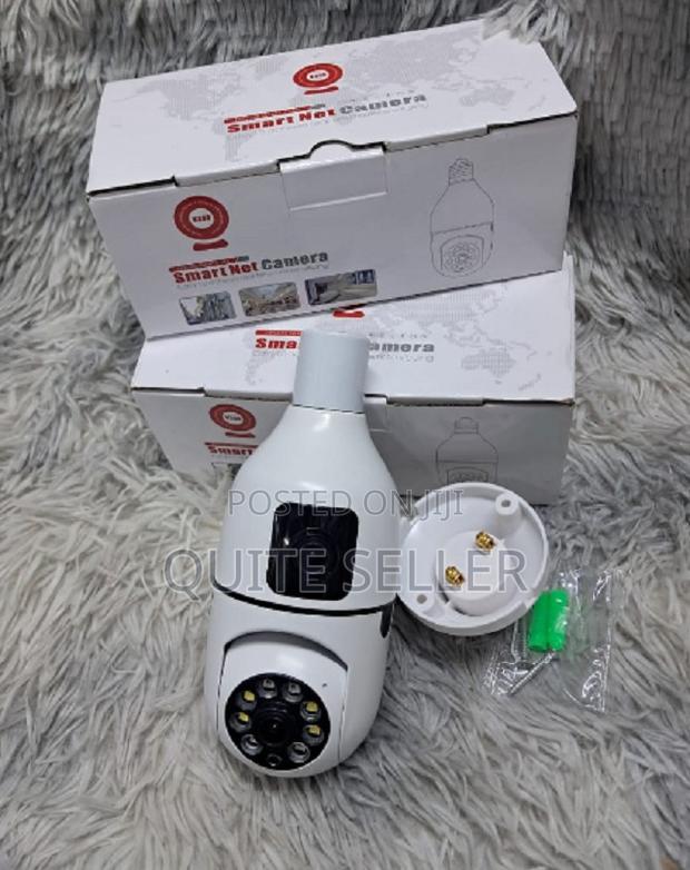 Smart Dual Lens V380 Pro PTZ Bulb Ip Night Vision Camera