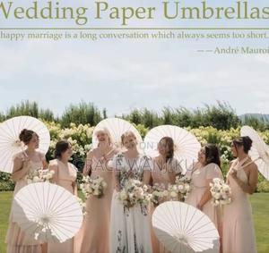 60cm Paper Parasol Umbrella - thumbnail 2