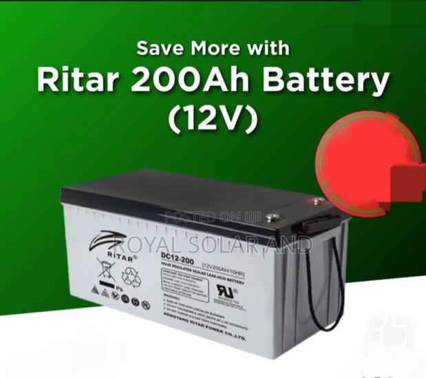 New Ritar 200ah 12v Heavy-Duty Battery