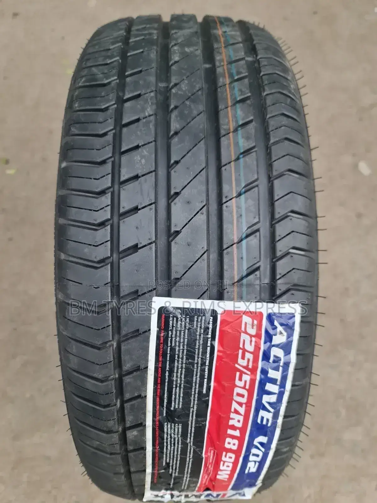 225 /50 R18 Vinmax Tyres (Active V02).