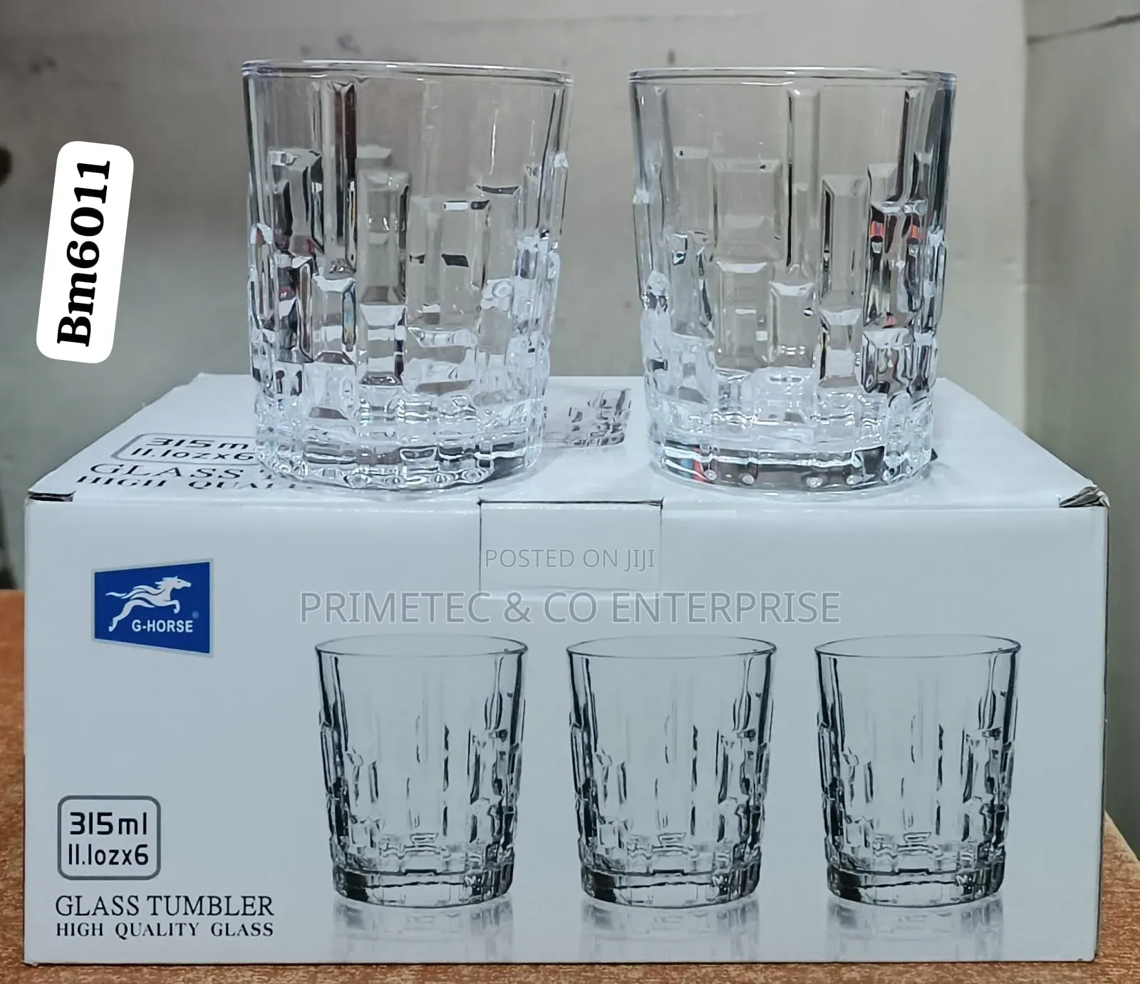 315ml Whisky Glass
6 PCS Per Set.