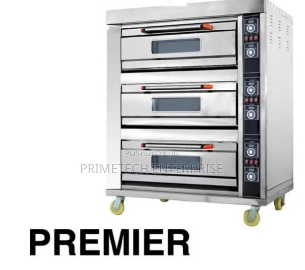 Commercial Electric Oven Three Decks Six Trays