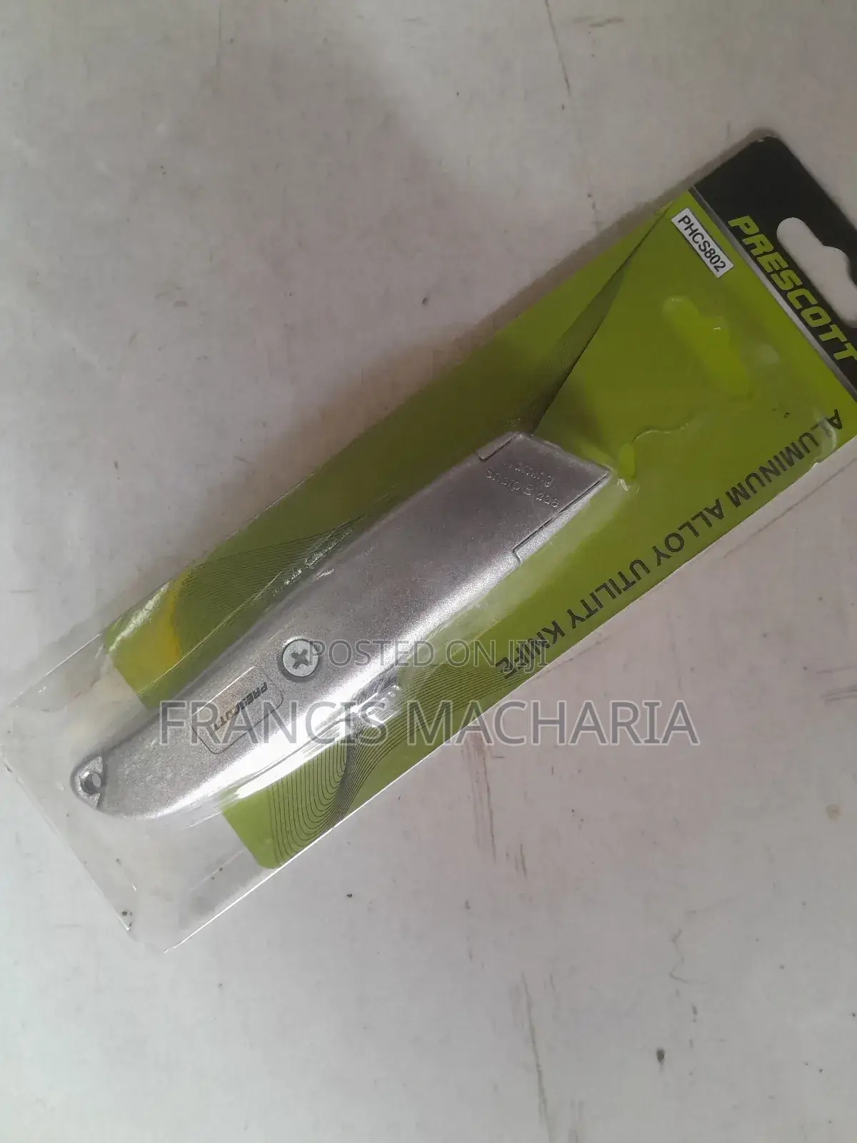 Aluminium Prescott Knife