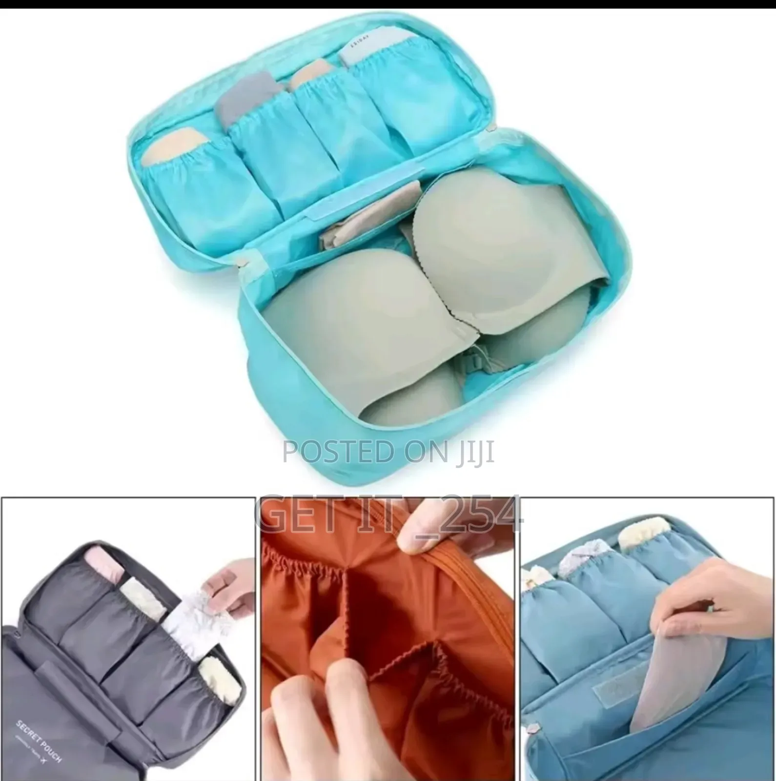 Bra Undergarments Travel Toiletry Bag 
Waterproof 
Easy To Clean