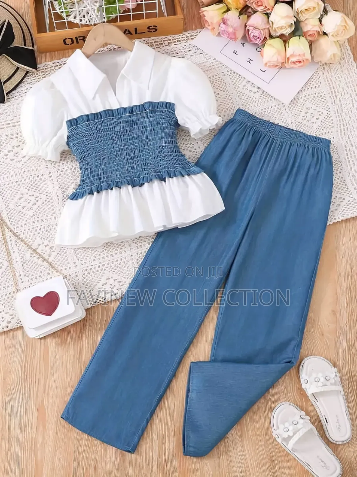Girls 2pc Trouser Set