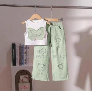 Girls Quality 2pc Trouser Set - main view
