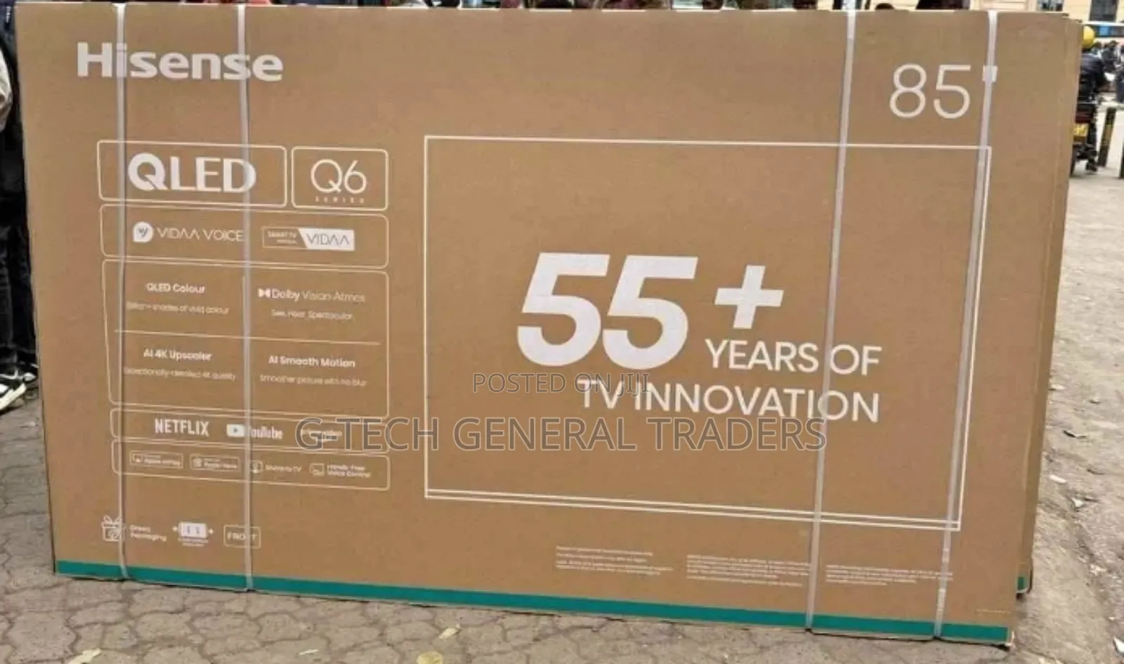 Hisense 85inch Qled Frameless Smart Tv
