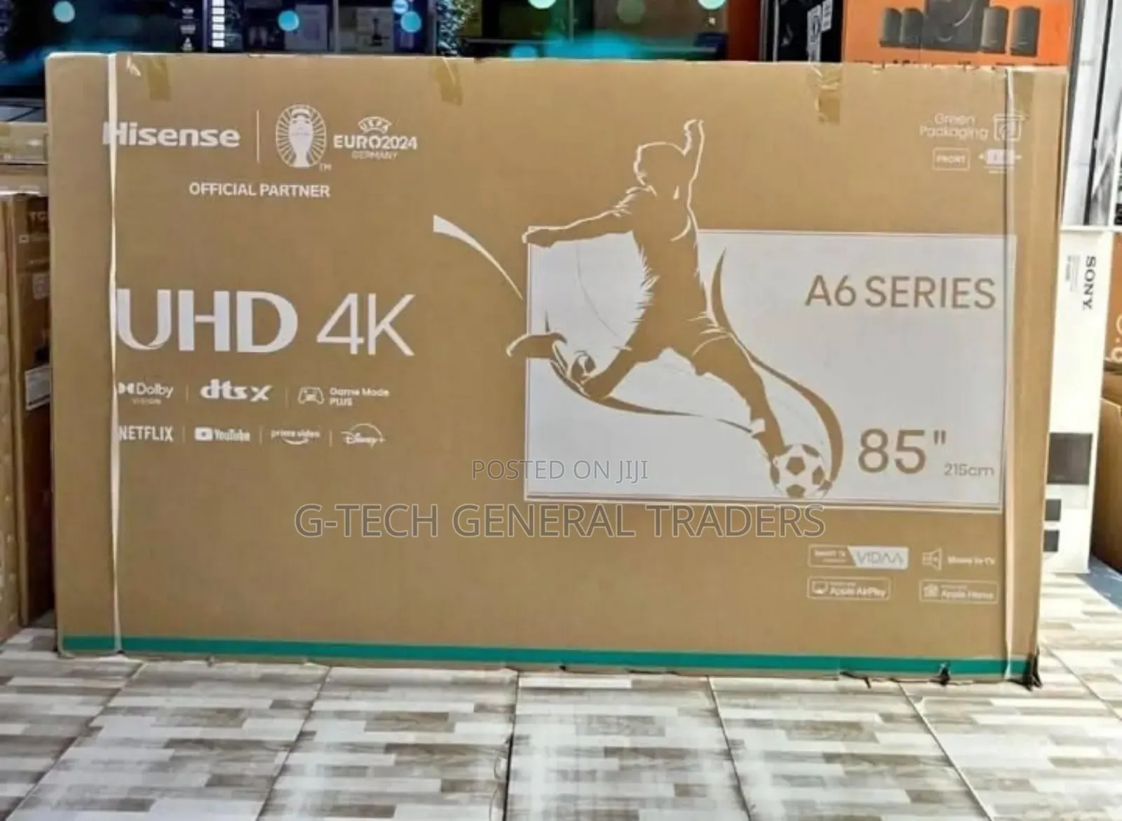 Hisense 85inch A6 Uhd 4k Smart Frameless Tv