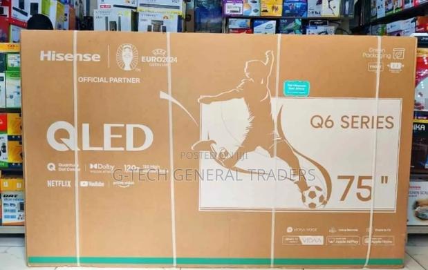 Hisense 75inch Qled, Frameless, Youtube, Netflix Tv - thumbnail 3