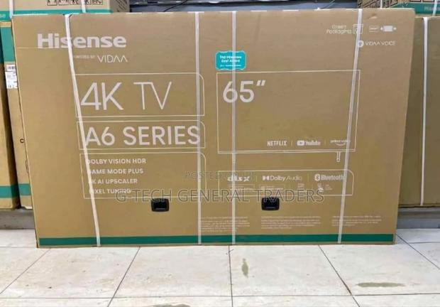 Hisense 65inch Uhd 4k Frameless Youtube, Netflix Led Tv - main view