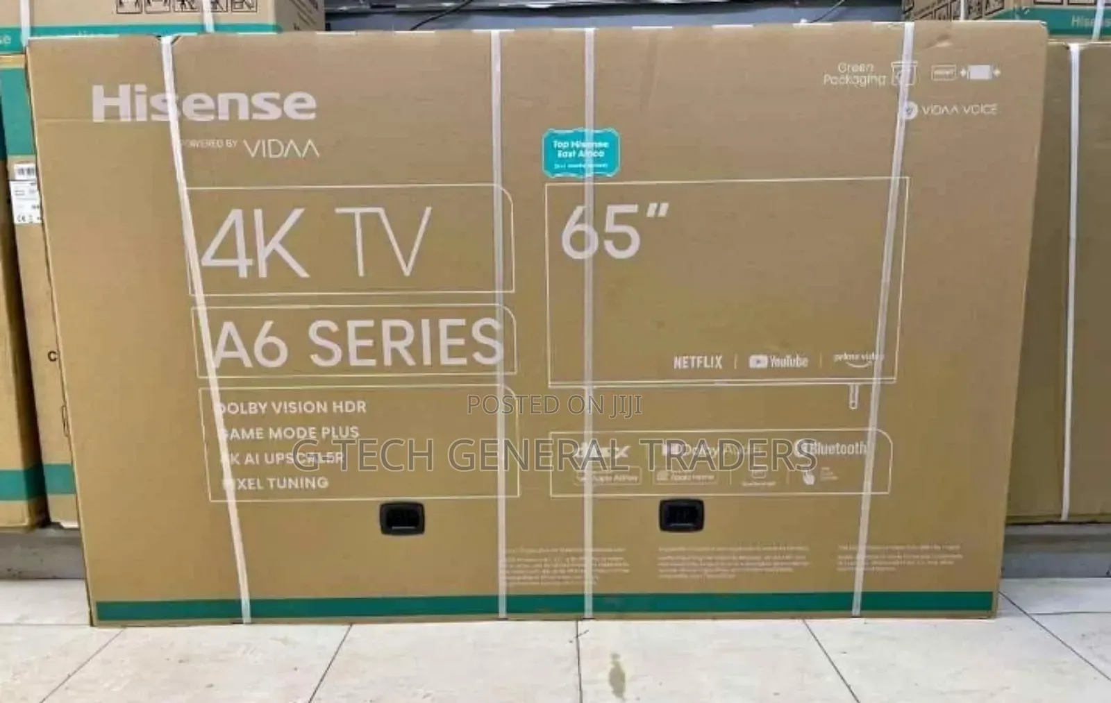Hisense 65inch Uhd 4k Frameless Youtube, Netflix Led Tv