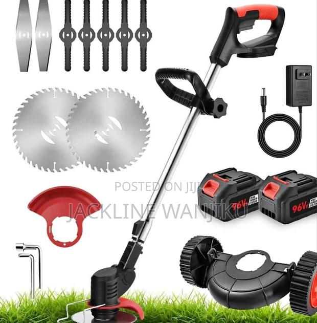 Cordless 96v Brush Cutter Lawn Mower/ Rechargeable Brush Cutter