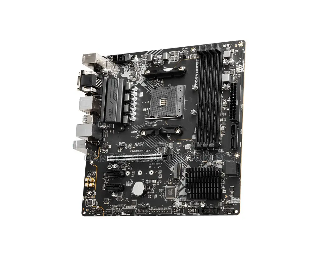 Msi Pro B550m-P Gen3 Micro-Atx Gaming Motherboard.