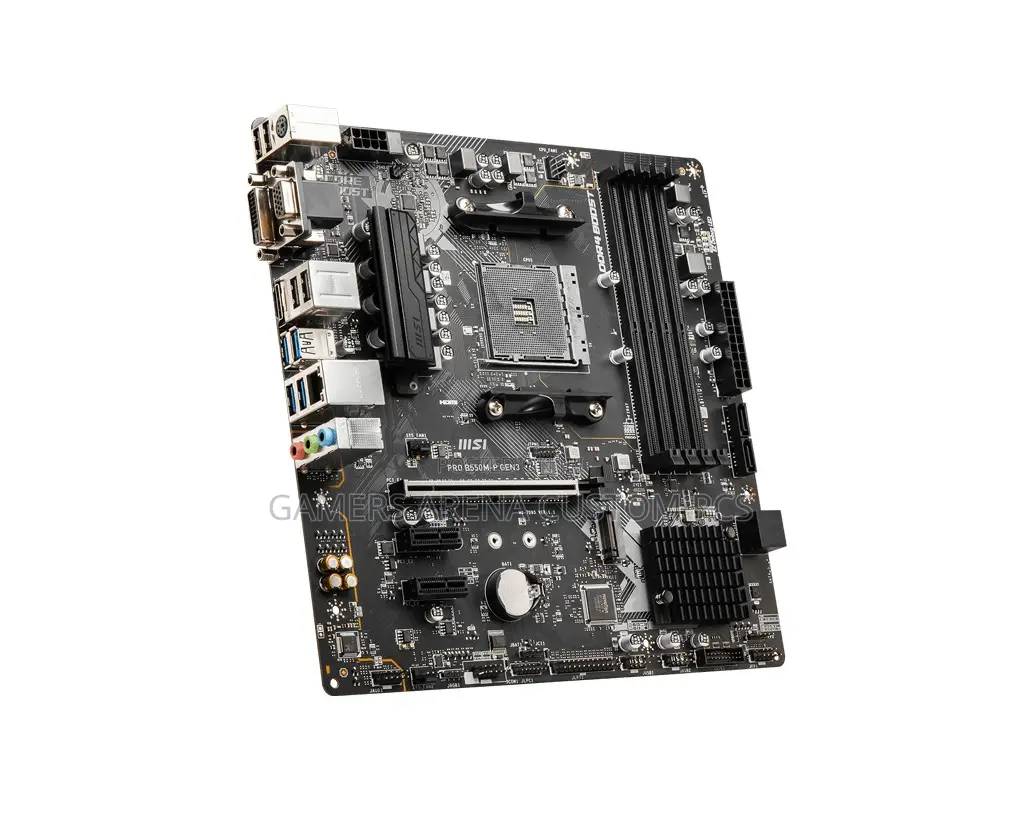 Msi Pro B550m-P Gen3 Micro-Atx Gaming Motherboard.