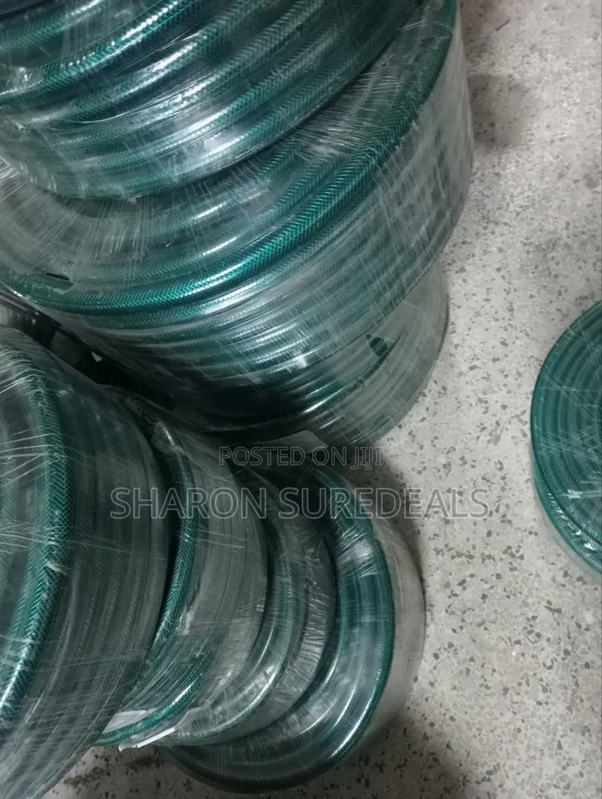 Braided Hose Pipe)Green Hose Pipe