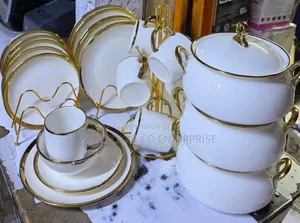 Dinner Set Gold