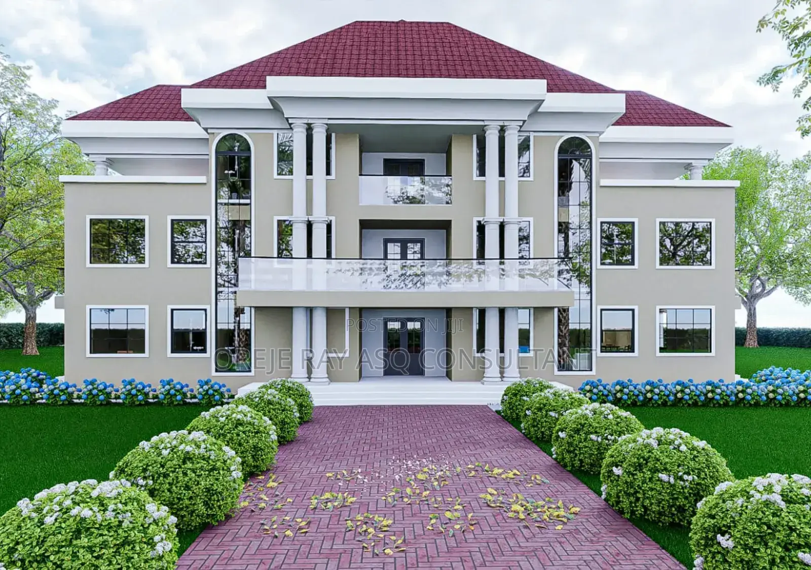 House Plan and Action - Modern House Plan