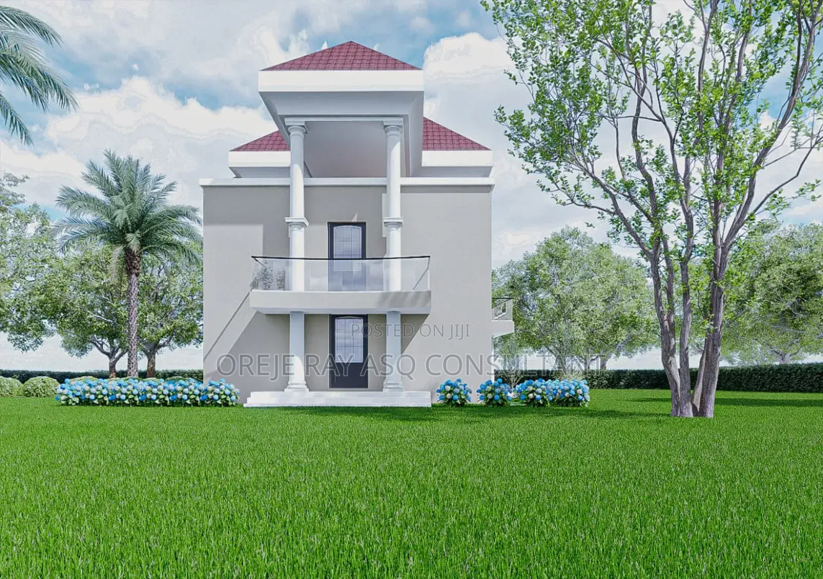House Plan and Action - Modern House Plan