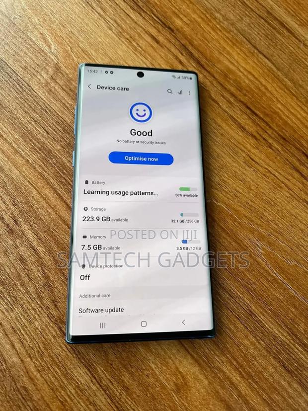 Samsung Galaxy Note 10 Plus 256 GB Blue - thumbnail 3