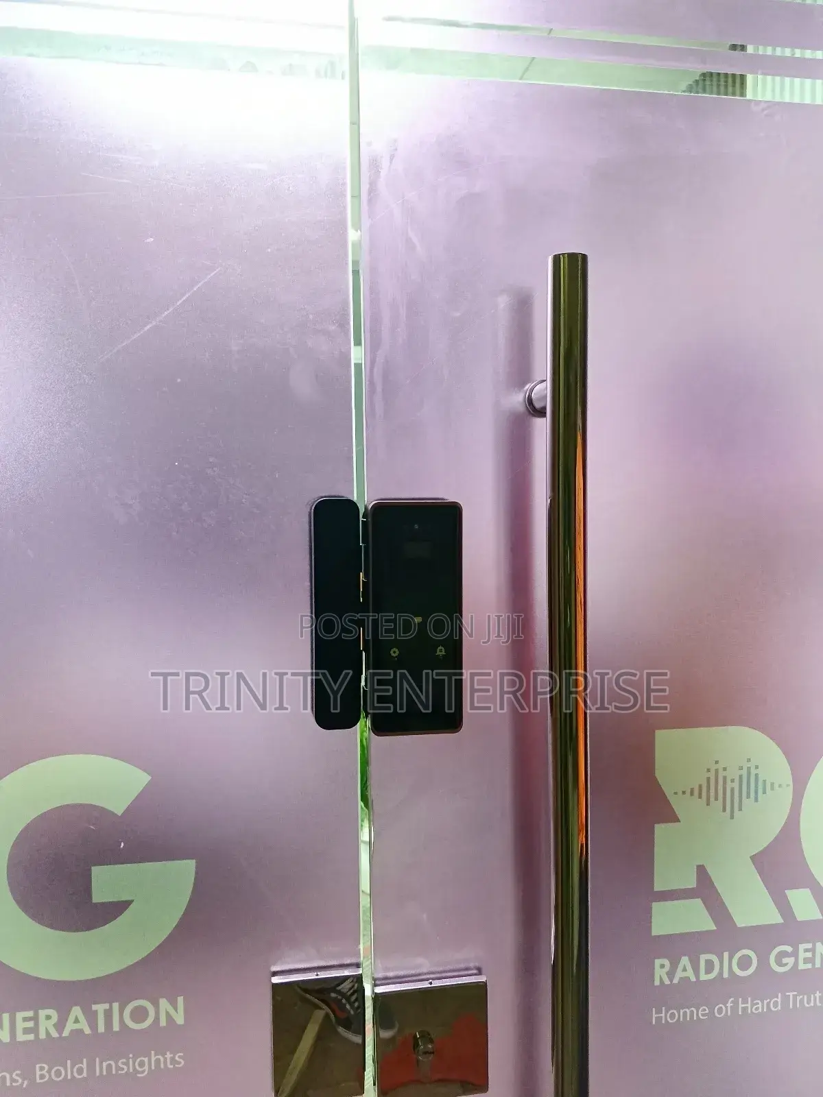 Biometric Smart Glass Door Lock