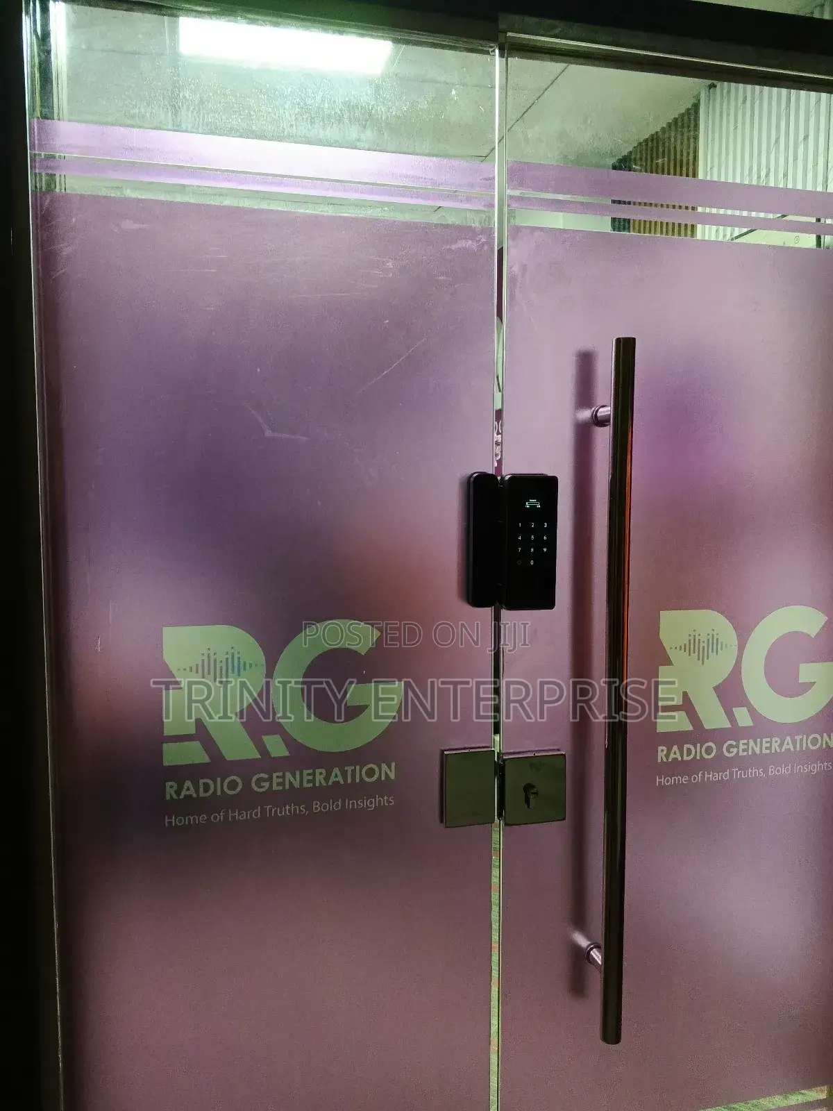 Biometric Smart Glass Door Lock
