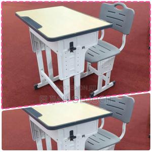 Adjustable Kids Study Table,Chair Set - thumbnail 2