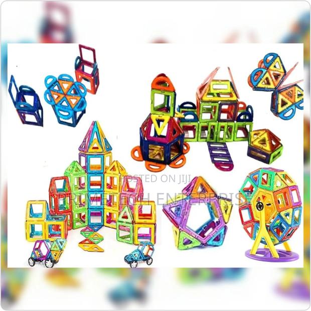 84pcs Kids Magnetic Tiles - main view