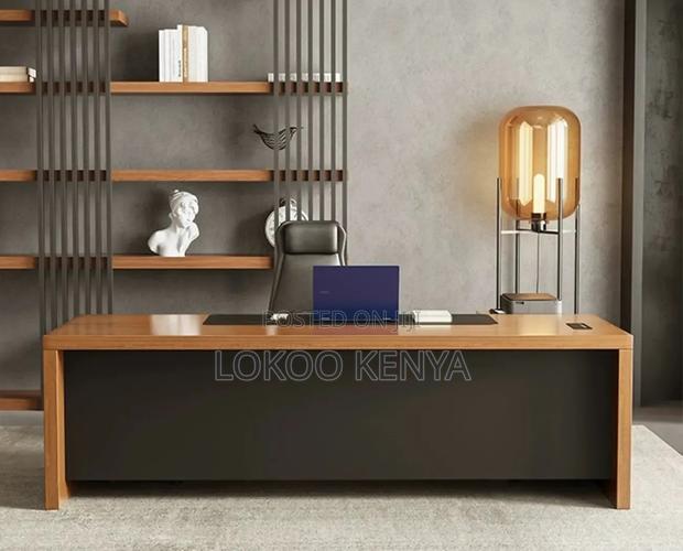 Office Desk : Modern Executive Corner Work Desk - thumbnail 2
