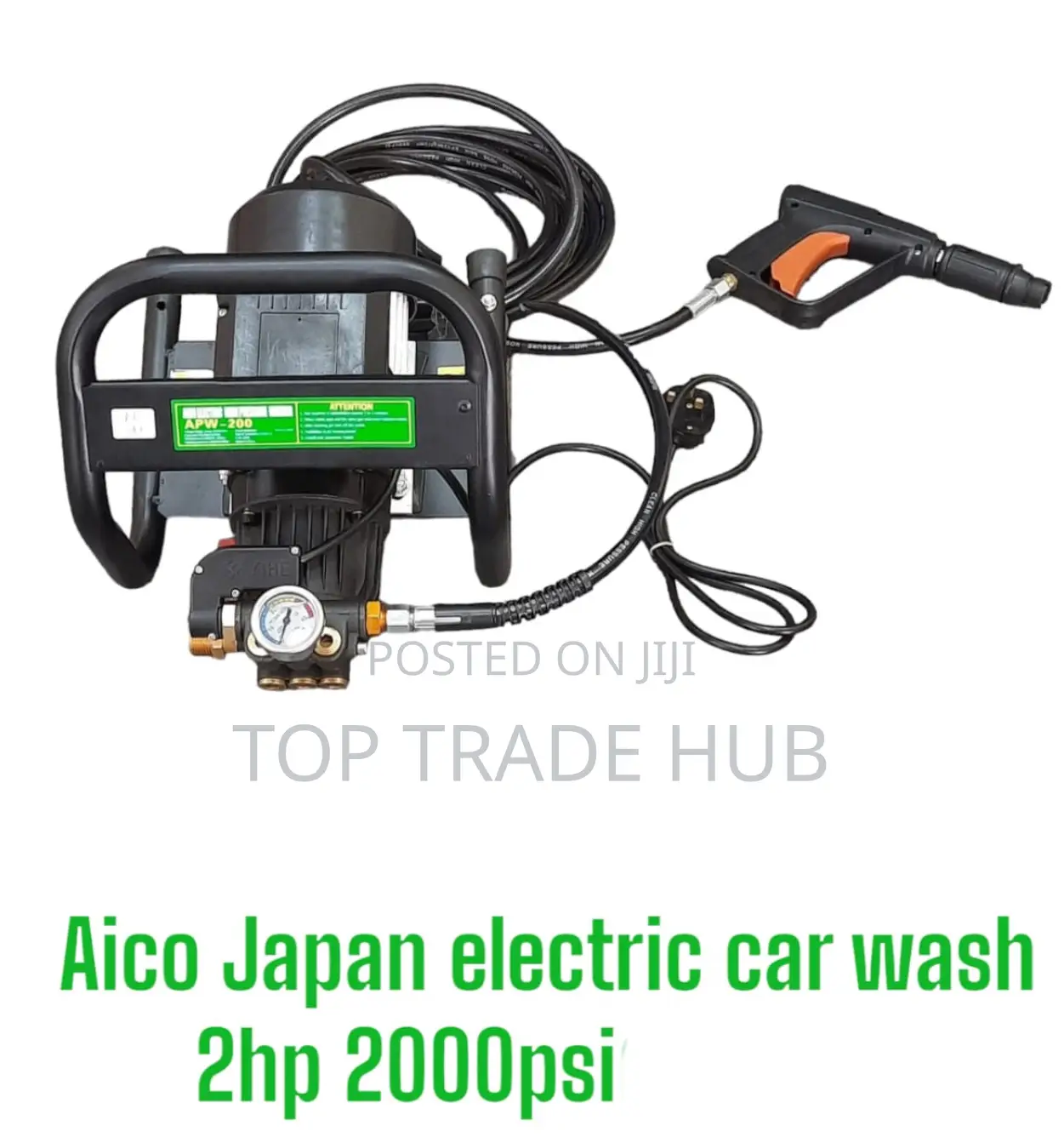 Aico Japan Electric Car Wash Machine 2hp 2000psi
